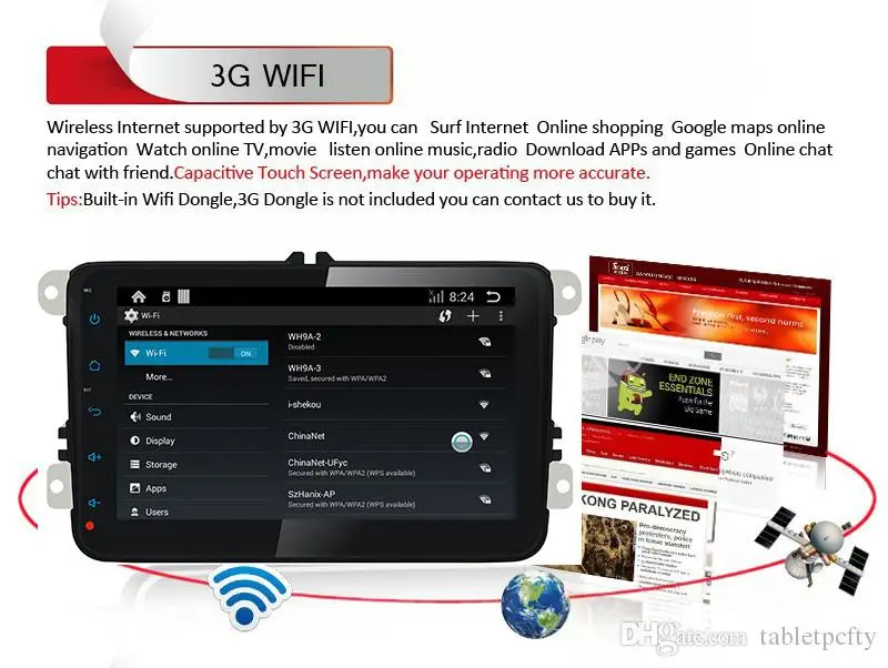 Top 8" Android Car DVD GPS/Car Audio Radio Stereo for VW GOLF6/new polo/New Bora/JETTA/MK4 B6/PASSAT/Tiguan/SKODA OCTAVIA/Fabia 15 Top 8" Android Car DVD GPS/Car Audio Radio Stereo for VW GOLF6/new polo/New Bora/JETTA/MK4 B6/PASSAT/Tiguan/SKODA OCTAVIA/Fabia 15