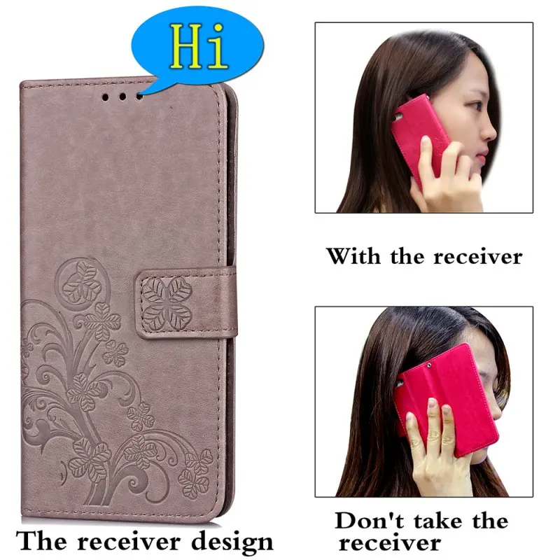 BELIAL Case Cover for Samsung A8 2018 Case Wallet for Samsung Galaxy A8 2018 Case Flip Leather Embossed Flower With Card Holder (3)