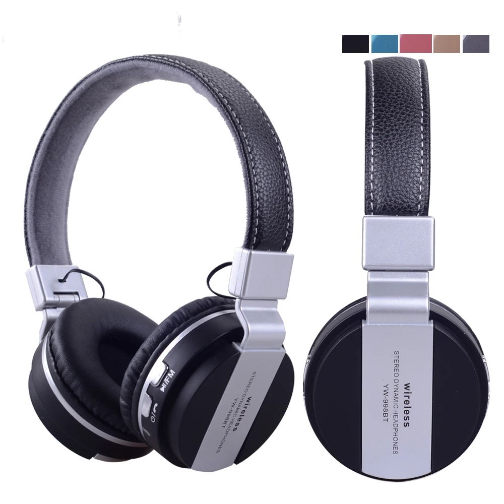 Bluetooth Stereo Headphone Wireless Folding Headphones Built in Mic TF
