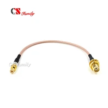 SMA женский переборка прямой штекер mcx RF кабель в сборе RG316 15 см 6 дюймов Новинка