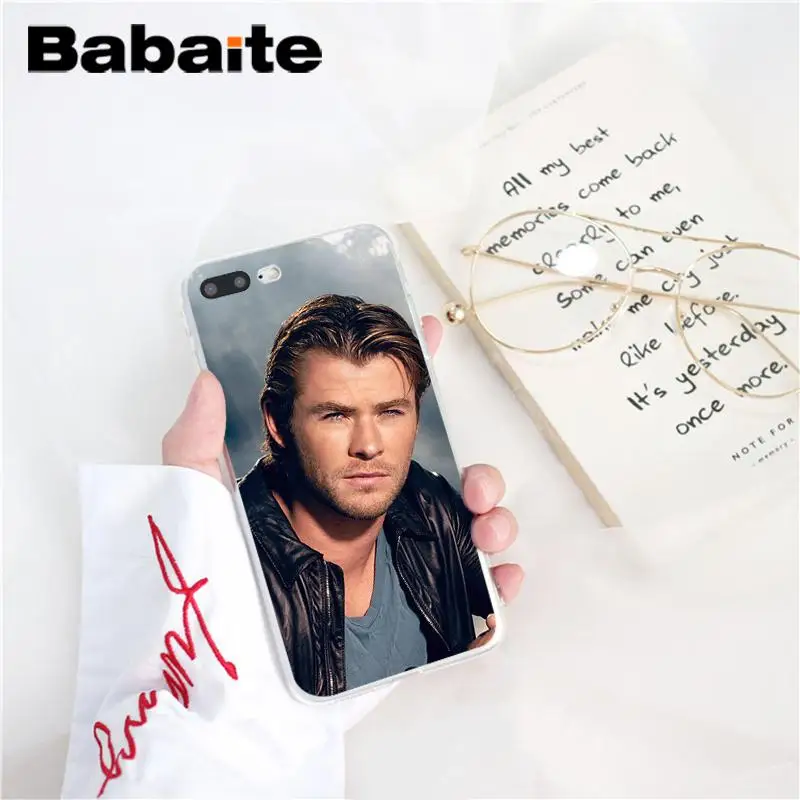 Babaite Chris Hemsworth Мстители Тор ТПУ черный чехол для телефона чехол для iPhone 6S 6plus 7plus 8 8Plus X Xs MAX 5 5S XR 10