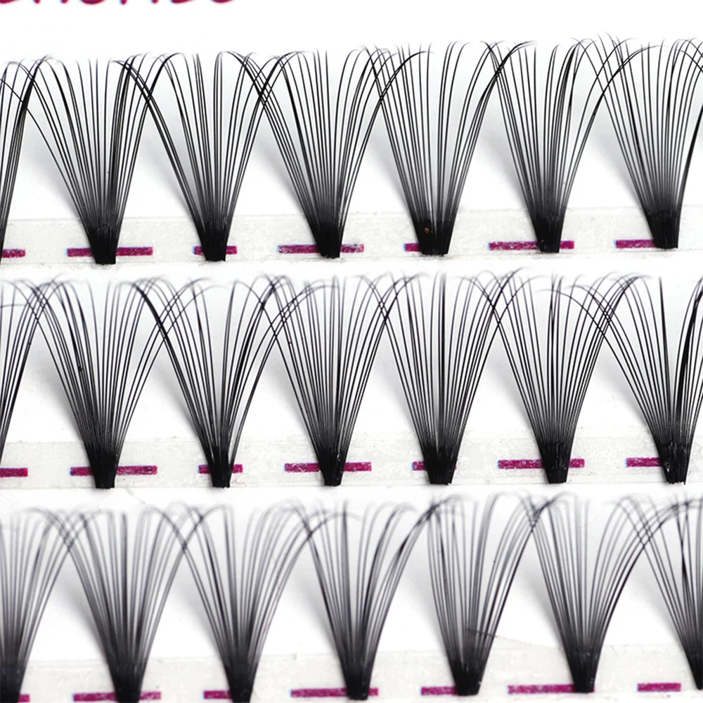 3 линии 20 D искусственная мягкая норка русский предварительно сделанный объем вентилятора ресницы перманентные неделиевые ресницы Инструменты для наращивания 0,07 C 8-13 мм