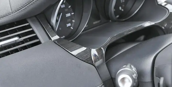 Для Land Rover Range Rover Evoque 2012- Автомобильный Интерьер Передняя панель край крышки рамка отделка ABS аксессуары