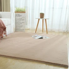 Искусственная ковер с кроликом кожи животных небольшой ковер ковровое покрытие для гостиной украшения спальни коврик для детей нескользящий коврик