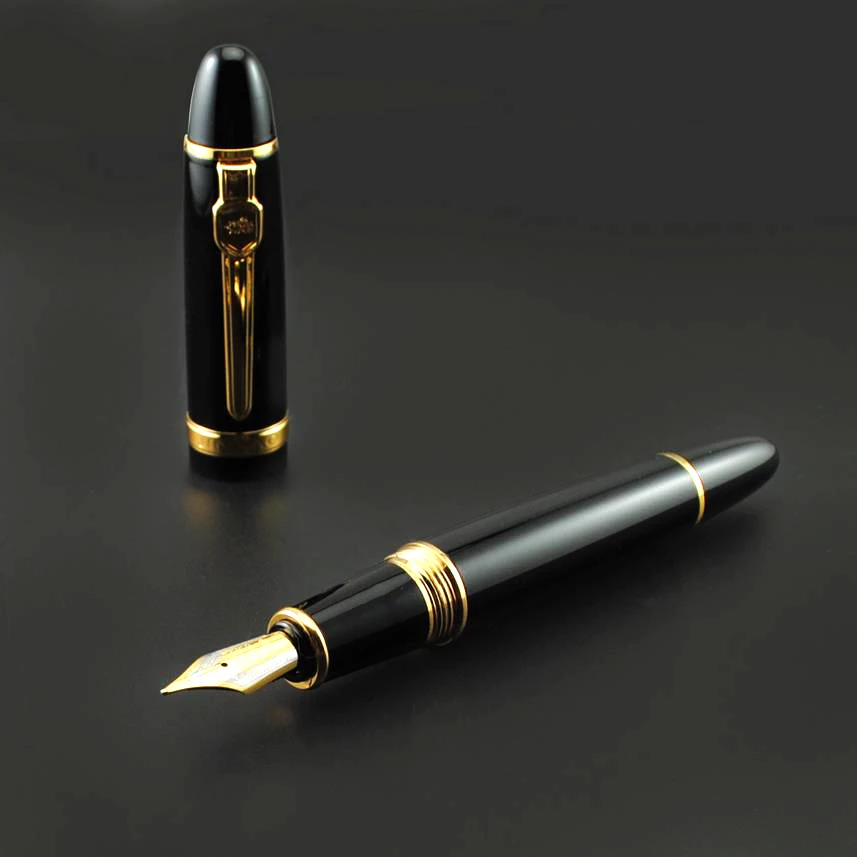 Высококачественная Роскошная перьевая ручка Jinhao чернильная ручка 0,5 м Iraurita металлический материал бизнес канцелярские принадлежности Vulpen Pluma 03828