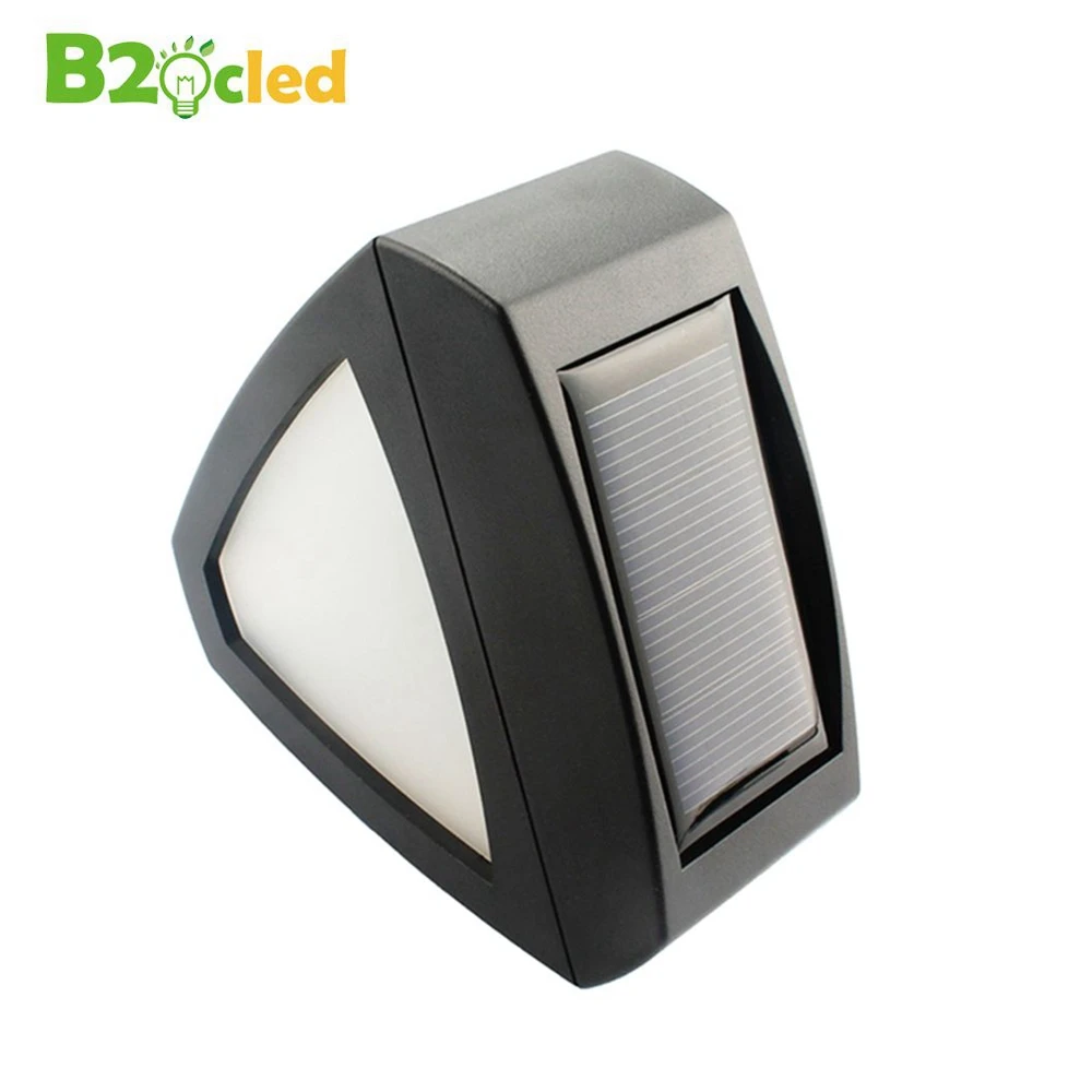 

Modern Triangle Waterproof automatic induction light sensor solar lamp panel LED wedge outdoor/corridor/garden wall/Porch light