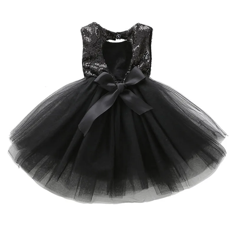 Vestido de Casamento Vestido de Festa para a Menina Vestidos de Verão Princesa Crianças Bebê Fantasia Sleeveles Lantejoulas 28 Mamãe e Bebê