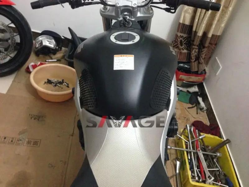 Для SUZUKI GSR 600 2006 2007 2008 2009 2010 2011 противоскользящие накладки на бак для лучшего сцепления аксессуары для мотоциклов 3m наклейка защита колена