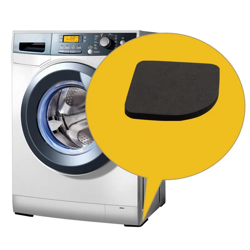 

4Pcs Electric Appliance Anti Vibration Pad Washing Machine Anti Shock Pad Tailorable Mat Refrigerator Floor Furniture Protector