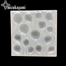 1pcs UV Resin Jewelry Liquid Silicone Mold Festival Balloons Resin Molds For DIY Intersperse Decorate Making Molds