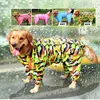 Large Dog Camouflage Raincoat Pet Jumpsuit Dog Raincoat Clothes Appreal for Labrador German Shepherd Golden Retreiver Samoyed ► Photo 1/6