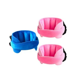 

1Blue & 2 Pink Car Seat Head Support Sleep Pillows Child