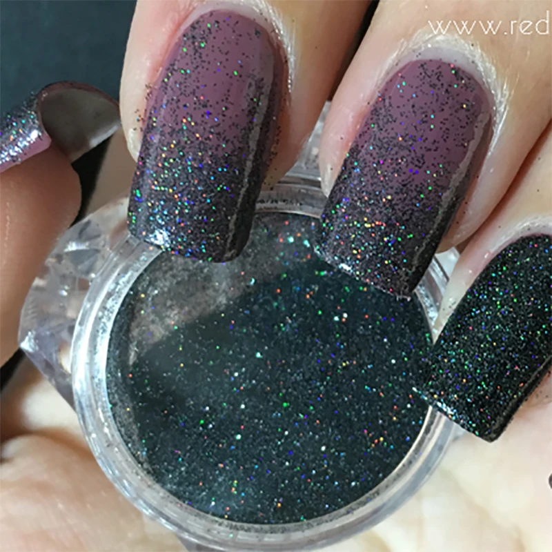 1g الثلاثية الأبعاد بودرة لامعة للأظافر الذهب الشظية الصباغ تسلق الكروم الغبار مسمار الفن DIY الديكور ل هلام Polishs الأظافر