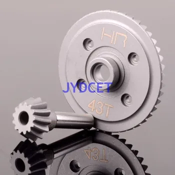 

YT4313T Heavy Duty Bevel Helical Gear Set 43T & 13T Underdrive For RC 1/10 SCX10 Yeti