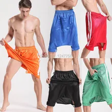 Шаровары с низкой слонкой, мешковатые шорты без промежности, мужские шорты с открытой промежностью