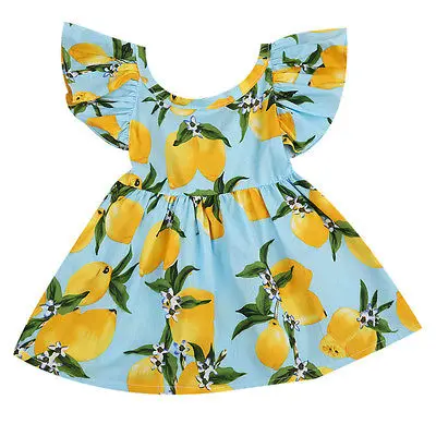 

Girls Cute Short Sleeve Toddler Kid Summer Tutu Mini Dresses Beauty Baby Girl Clothing Dress Back Bandage dress