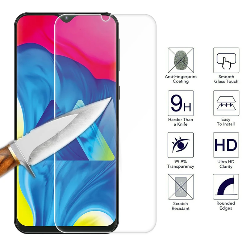 С уровнем твердости 9 H Стекло для samsung Galaxy A30 A50 A70 M10 M30 Экран протектор A9s A9 2019 A7 A6 A8 плюс 2018 закаленное Стекло пленка