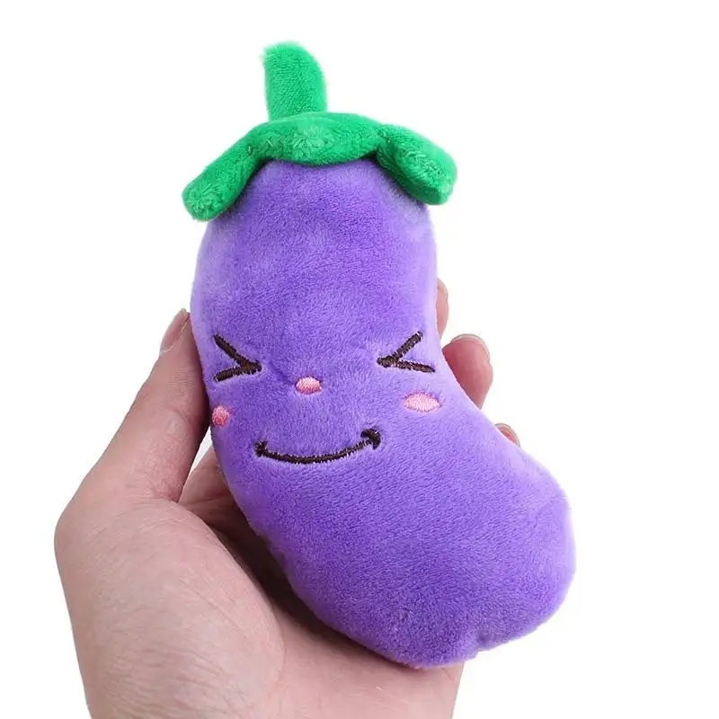 

2017 hOT Sell Girl Boy Toys New Plush Squeak Toys Purple Eggplants For Baby Toy Birthday Gifts -17 M09