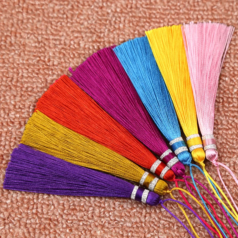 

5pcs/lot 9.5cm/Silk Tassel/jewelry Accessories/accessories Parts/jewelry Findings/embellishments/diy Accessories/hand Made