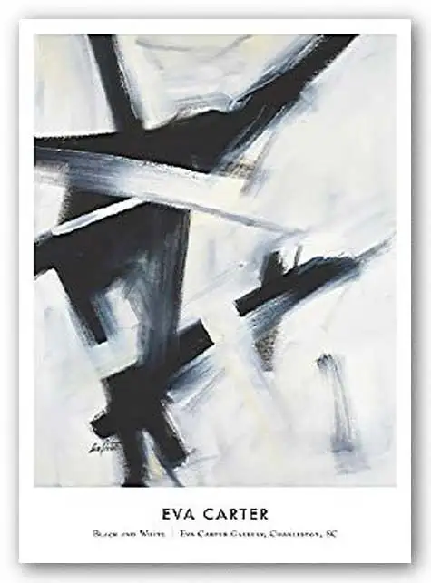 Black and White 24x30 Art Print Poster