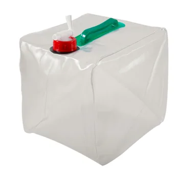 

20L Portable Foldable Water Storage Bag Safe PVC Double Handles Super Large Capacity Water Container Transparent Bags New