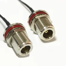 Разъем Jack N переключатель гайечный N женский Перемычка-хвостик кабель RG174 20 см " адаптер
