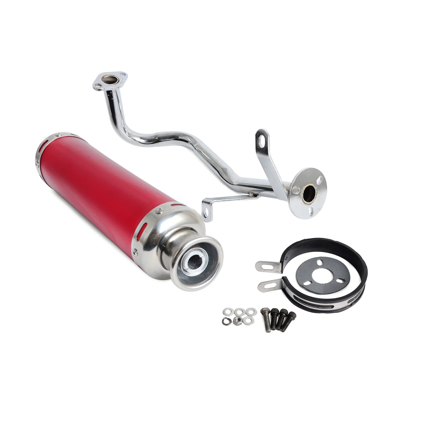 

NICECNC Motorcycle Exhaust Muffler silencer Pipe for GY6-Style 50cc Engines motorcycle accessories parts Exhaust System Muffler