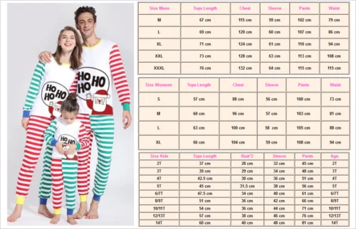 Pudcoco Рождественский Семейные комплекты Деды Морозы мультфильм пижамы набор взрослый ребенок в полоску пижамы Одежда для сна костюм домашняя одежда