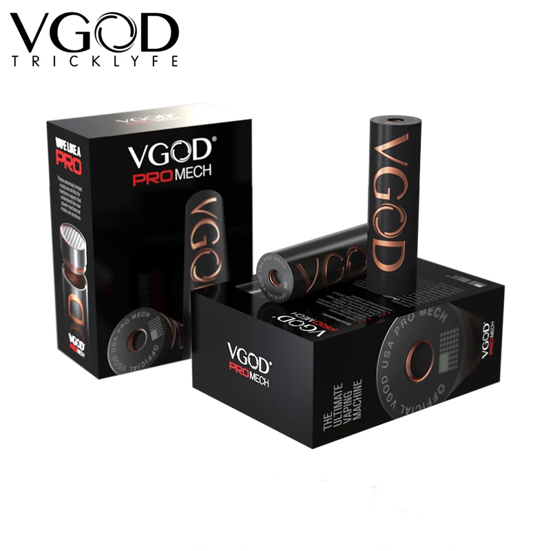 Original Elektronik Sigara VGOD Pro Mech Mod 510 thread Tank Atomizer Vaporizer Mechanical Mod Electronic Cigarettes Vape mod