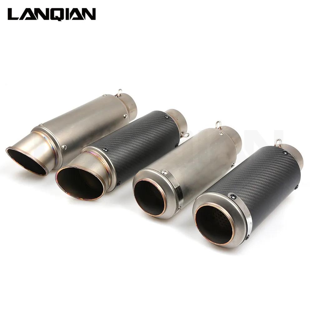 Motocicleta Universal de fibra de carbono de tubo de Escape GP de Escape silenciador de Escape para Honda CBR900RR NC700 S/X VTX1300 CBR650F CB650F KTM