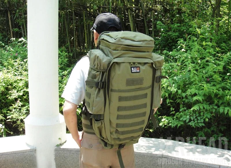 Mochilas de Viagem dos Homens Militar Combinado Mochila Grande Capacidade Multifuncional Rifle Trekking Tático Assalto 911 60l 31 High Quality Esporte e Lazer