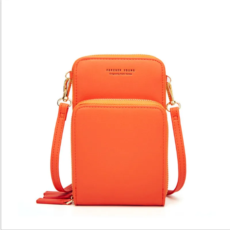 متعددة وظيفة لون نقي حقائب كتف للنساء 2019 بو أزياء والجلود عالية قدرة Crossbody أكياس فتاة السفر الهاتف محفظة متعددة وظيفة لون نقي حقائب كتف للنساء 2019 بو أزياء والجلود عالية قدرة Crossbody أكياس فتاة السفر الهاتف محفظة