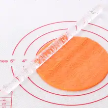 15 видов стилей можете выбрать текстуру тисненый акриловый помадка украшения торта Скалка Кондитерские инструменты подарок