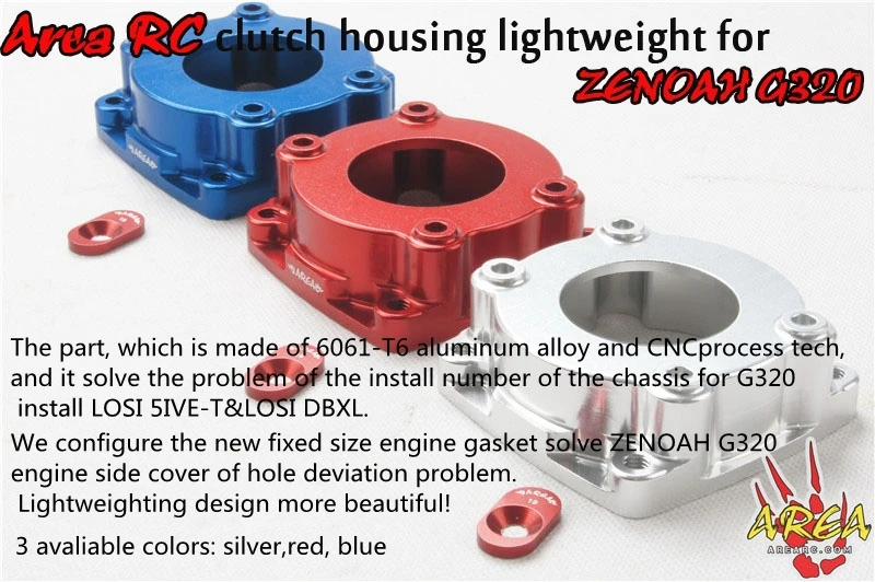 AREA RC clutch housing for ZENOAH G320