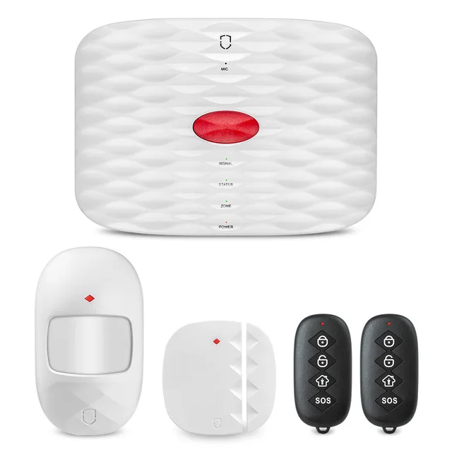 

Fuers 3G GSM Security Alarm System English Voice SMS Phone Call App Control Remote Control DC 12V 433Mhz GSM 3G Smart Home Alarm