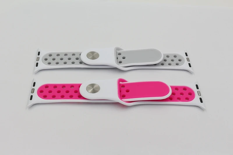 URVOI band для Apple Watch NikeLab series 4 3 2 1 limited лёгкие дышащие силиконовые ремешок iWatch Белый