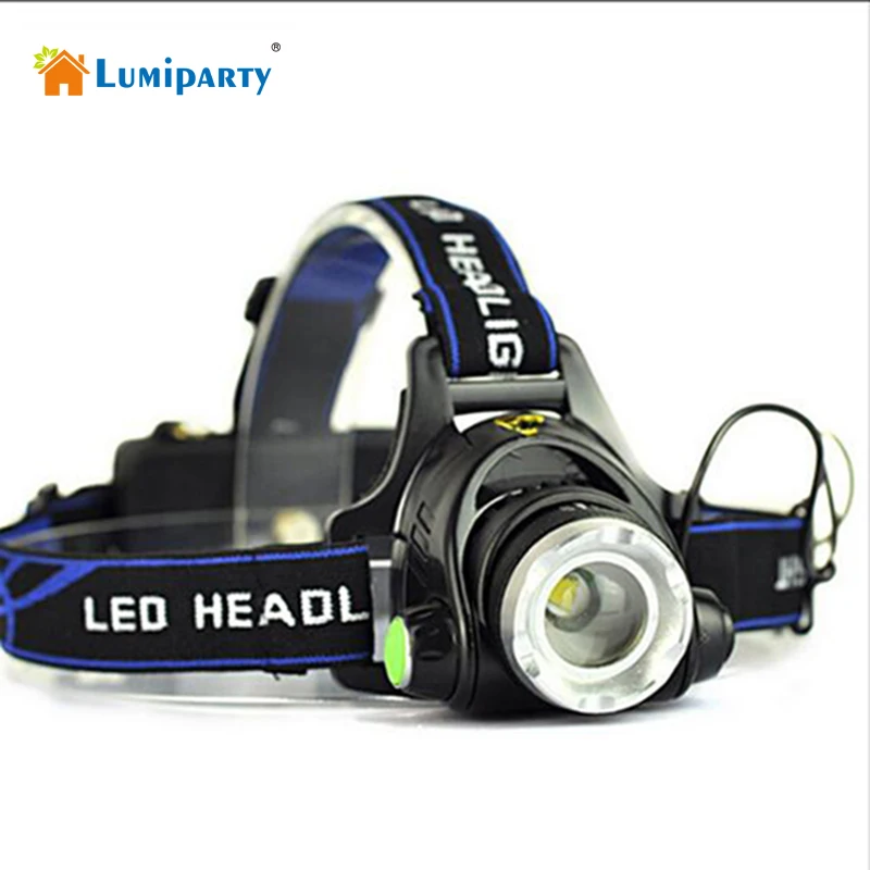 T6 LED Water Resistant Headlight Headlamp 2000LM Powered Head Lamp