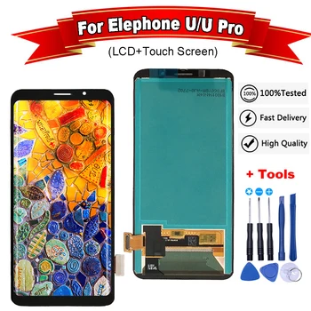

For Elephone U/U Pro LCD Display and Touch Screen Assembly Repair Parts +Tools +Adhesive +Film For Elephone U/U Pro