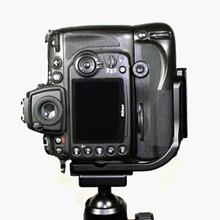 Подходящий вертикальный l-образный кронштейн для штатива с быстроразъемной пластиной идеально подходит для Nikon D300 D700 с батарейным захватом MB-D10 PT090