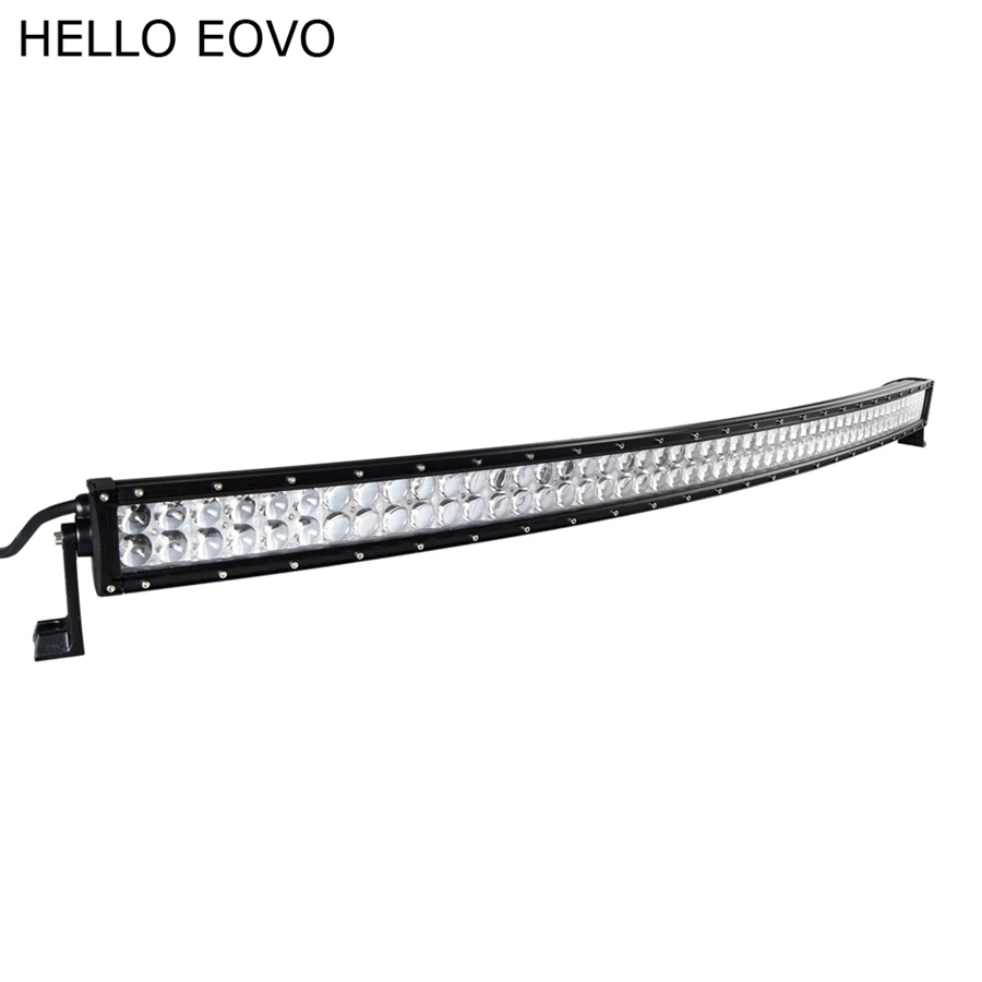 

HELLO EOVO 4D 52 inch 500W Curved LED Light Bar for Work Indicators Driving Offroad Boat Car Tractor Truck 4x4 SUV ATV 12V 24V