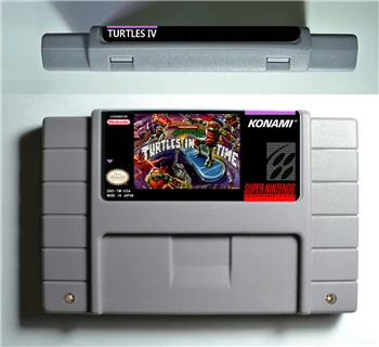 

NINJA TURTLES IV TURTLE IN THE TIME - Action Game Cartridge US Version