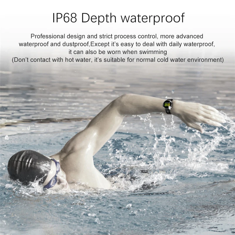 BANGWEI 2018 New Men Smart Watch Calorie Sedentary Reminder Heart Rate Detection oximeter Sport Watch Smart for iOS Android