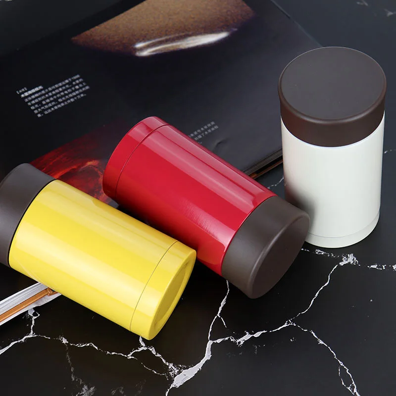 

250ML Travel Mug Water Thermos Stainless Steel Double Wall Thermal Cup Bottle Vacuum Cup School Home Tea Coffee Drink Bottle