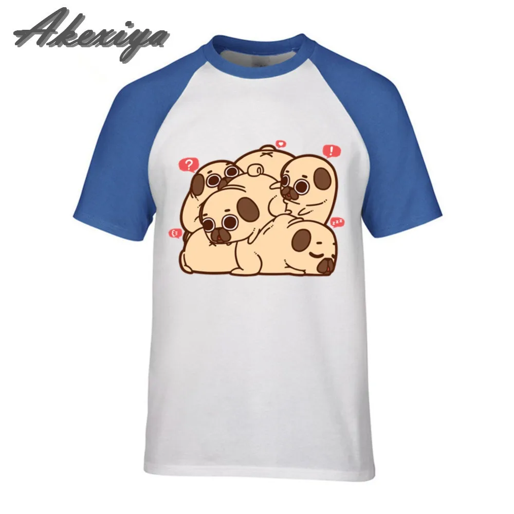 Забавная Мужская футболка Grumble of Puglies белая из 100% хлопка с короткими рукавами