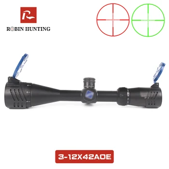 

Robin Hunting VT-R 3-12X42 AOE Side Parallax Hunting Riflescope With Red Green Mil Dot Reticle Tactical Airsoft Scope