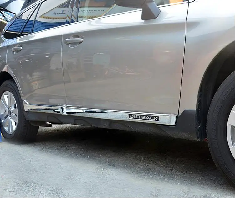 JIOYNG CAR SIDE DOOR BODY PROTECTOR Molding COVER TRIM FOR 15 18 SUBARU