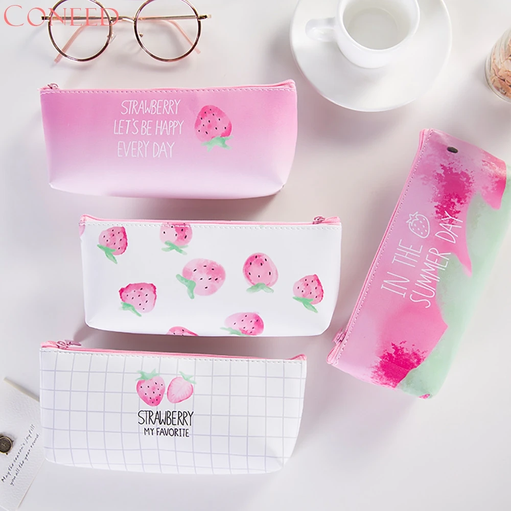 

CONEED Drop Ship Cute Cartoon Stationery Pencil Pen Case Cosmetic Makeup Bag Zipper Pouch Case 40