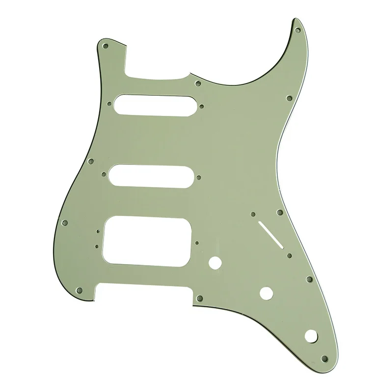 

Pleroo Custom Guitar Parts - For 72' 11 Screw Hole Standard St Deluxe Humbucker Hss Guitar pickguard Scratch Plate