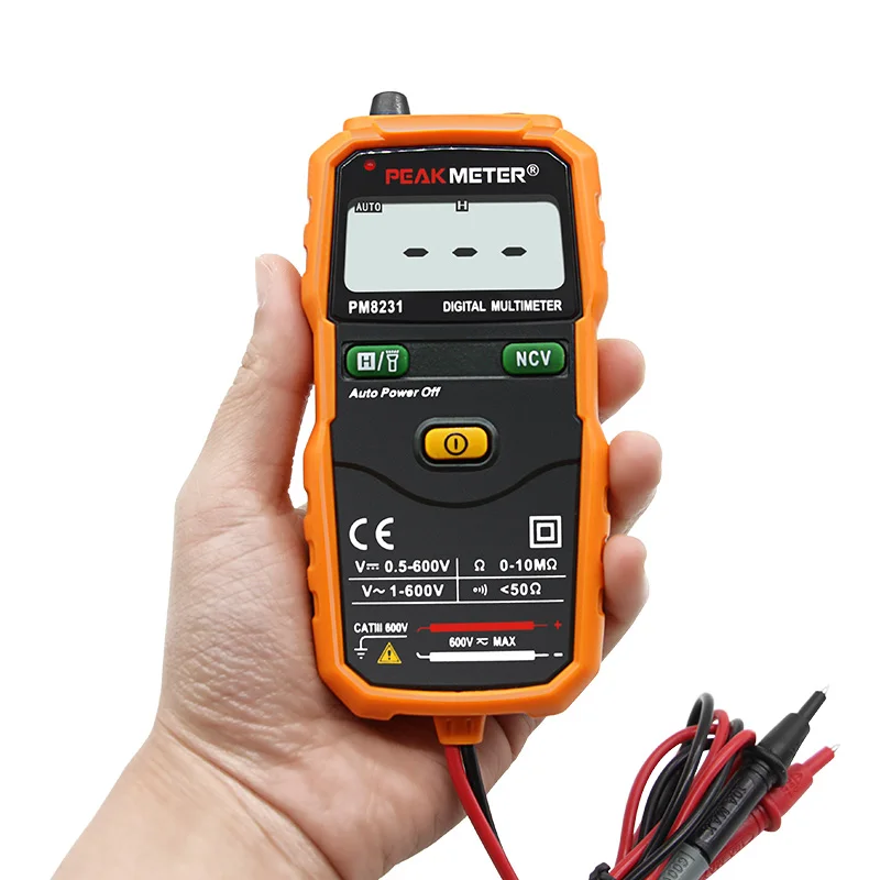 

PEAKMETER NCV multimeter PM8231 intelligent digital multimeter portable universal strap lighting