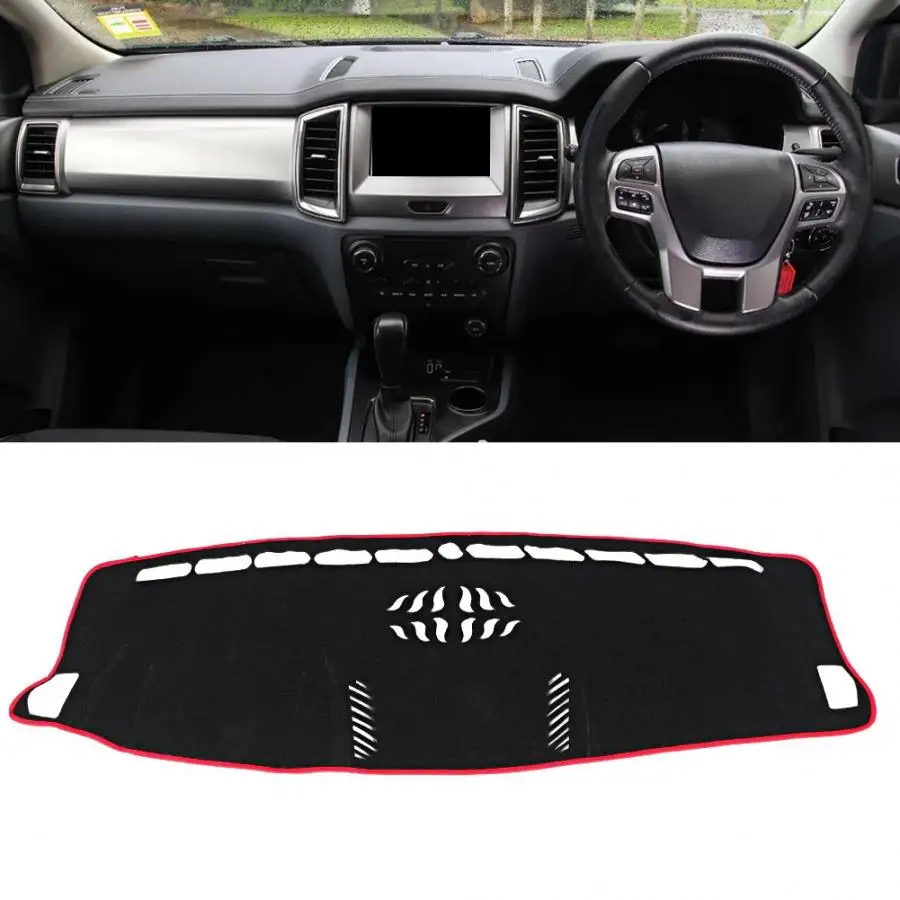 

Car Dash Cover Dashboard Mat Dashmat Sun Shade Non-slip Pad Fit for Ford Everest SUV 2015-2019 car styling accessories